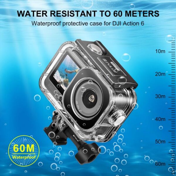 Puluz DJI Action 6 Waterproof Diving Case