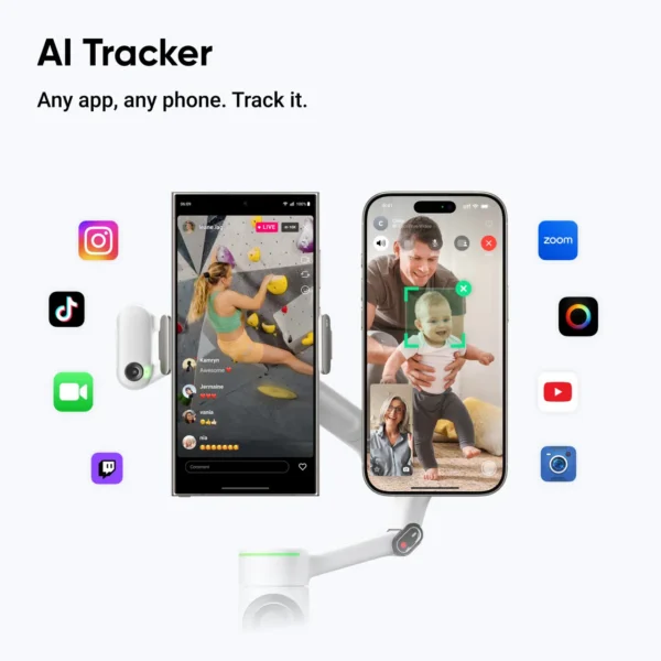 INSTA360 FLOW 2 PRO AI TRACKER BUNDLE / SUMMIT WHITE