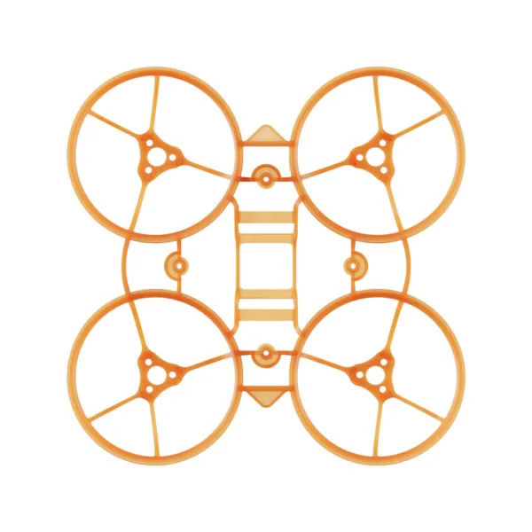 Air65_II_Brushless_Whoop_Frame_transparent_orange_top_view_720x BetaFPV Air65 II Brushless Whoop Frame Clear Orange