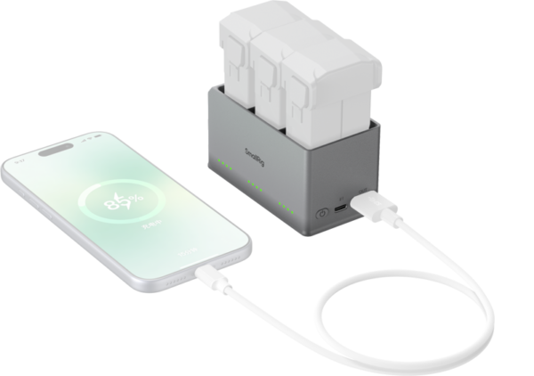 SmallRig 6502 100W Battery Charger for DJI Mini 5 / 4 / 3 Pro