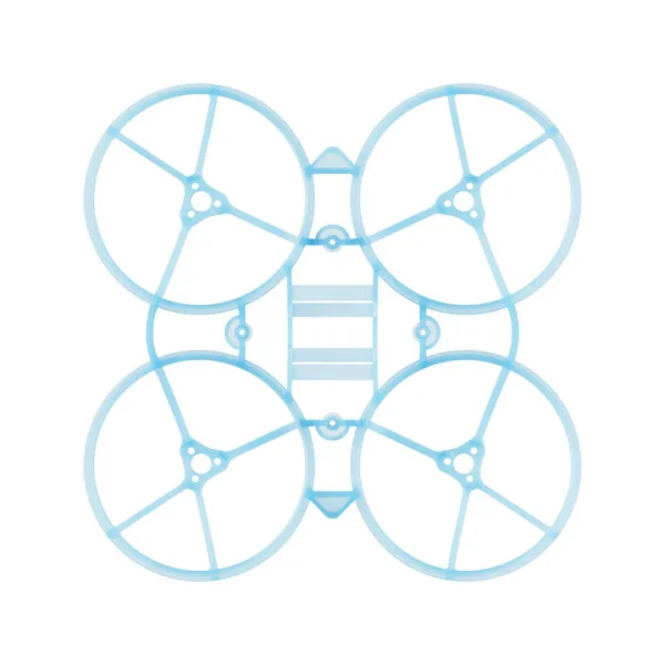 Air75_II_Brushless_Whoop_Frame_transparent_blue_top_view_720x BetaFPV Air75 II Brushless Whoop Frame-Clear Blue