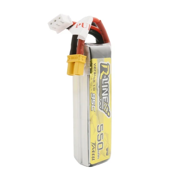 Tattu R-Line 550mAh 2S 7.4V 95C Lipo Battery with XT30