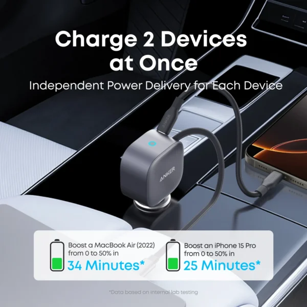 A27380A2_ProductImage_01_ANZ_EN Anker Nano Car Charger (75W, Built-In Retractable USB-C)