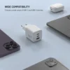 FIXCG100M-2C1A-WH_PH_002_EN FIXED Mini Charger, 2x USB-C, PD support, 100W, white