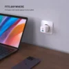 FIXCG100M-2C1A-WH_PH_007_EN FIXED Mini Charger, 2x USB-C, PD support, 100W, white