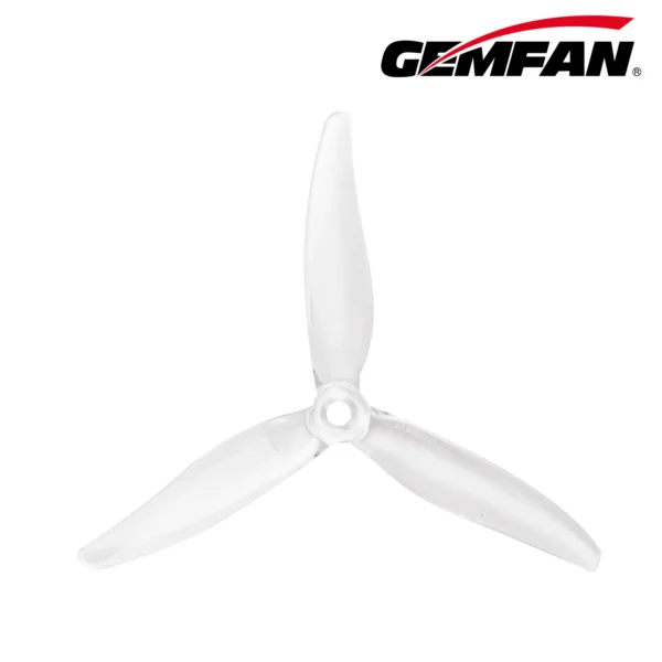 Gemfan Hurricane 51366 MCK ReV3 PC 3 Blade - Light Speed Clear (4 pcs)